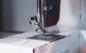 Photo by Sigmund red and silver sewing machine